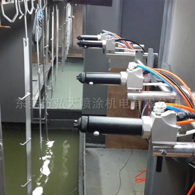 HONGDA automatic electrostatic spray gun solution for carbon fiber sproting goods spraying