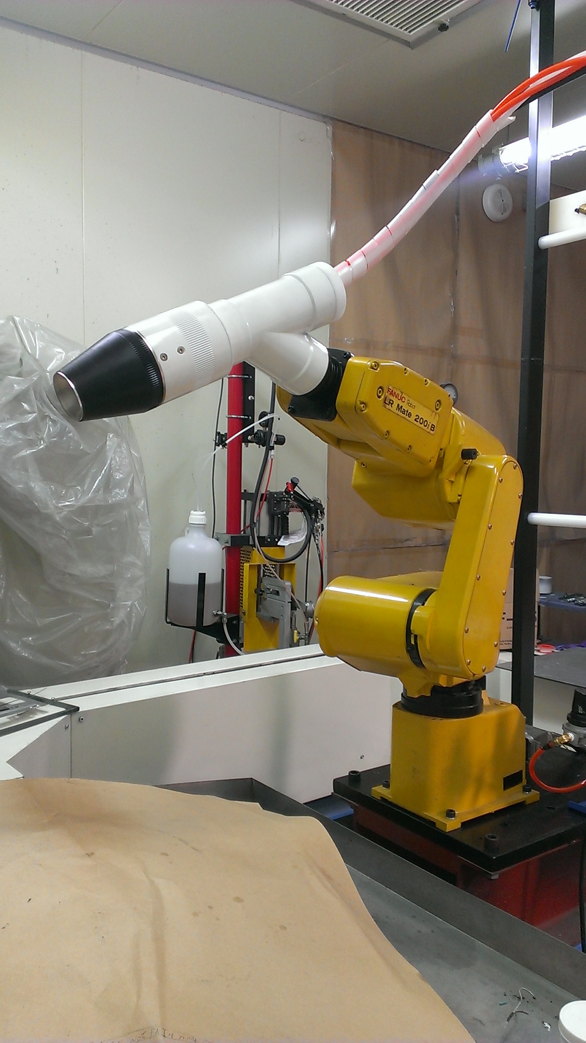 HONGDA electrostatic liquid paint sapry coating gun for robot solutions