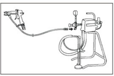 spray gun connetion