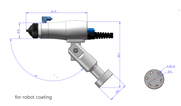 robitic spray gun 