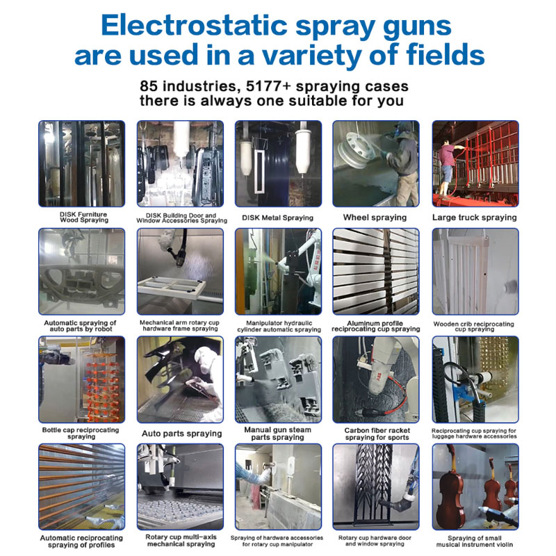 HDA electrostatic spray gun 